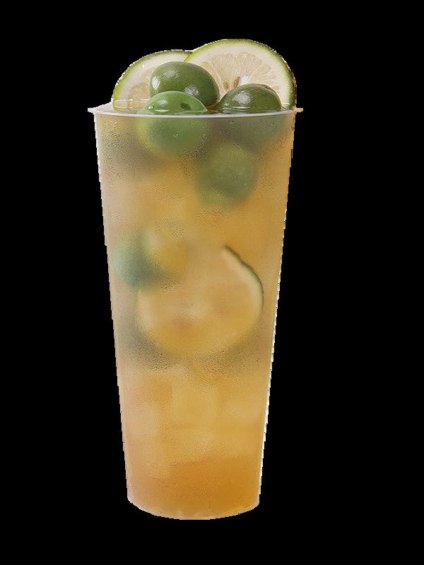 青梅椰果小青檸風味果茶冰鎮(zhèn)飲品