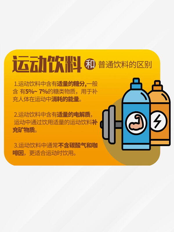 黃色背景簡約手繪健康飲品插畫