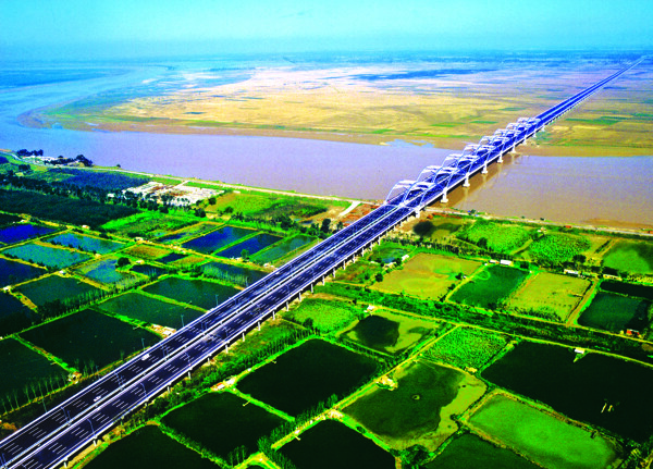 高速公路黄河大桥图片