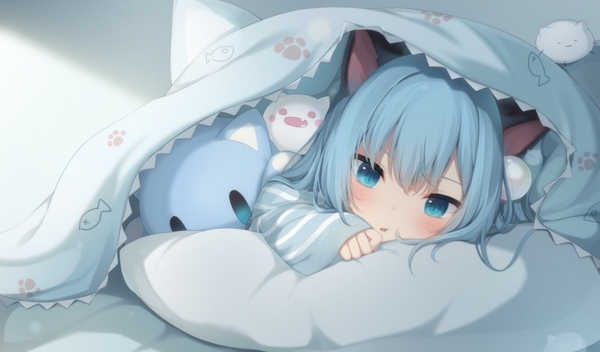 彩色人物動漫插畫背景
