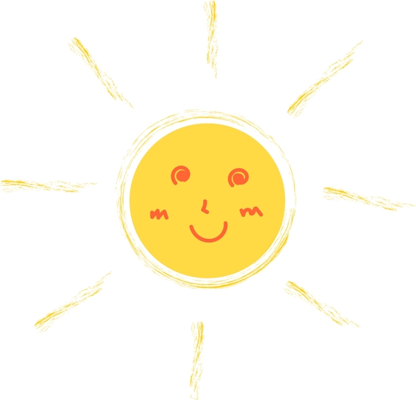 原创素材笑脸小太阳2