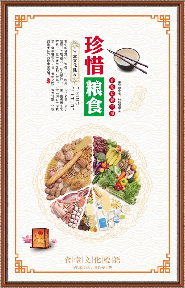 食堂展板