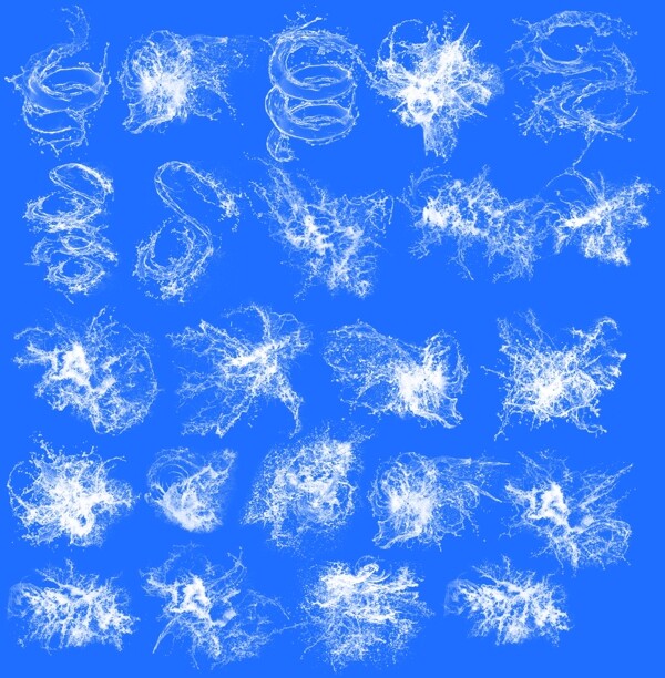 爆炸式水花噴濺圖片