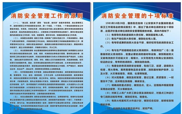 消防安全管理工作制度
