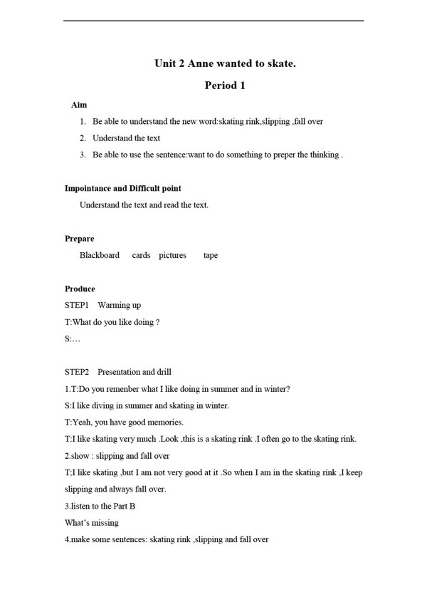 六年級下英語下冊教案unit2