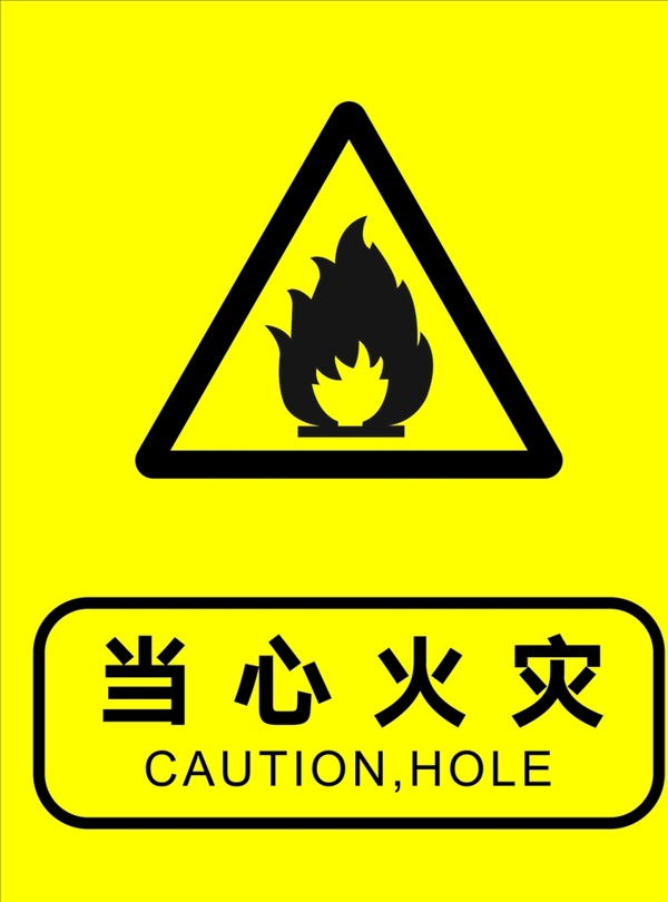 当心火灾