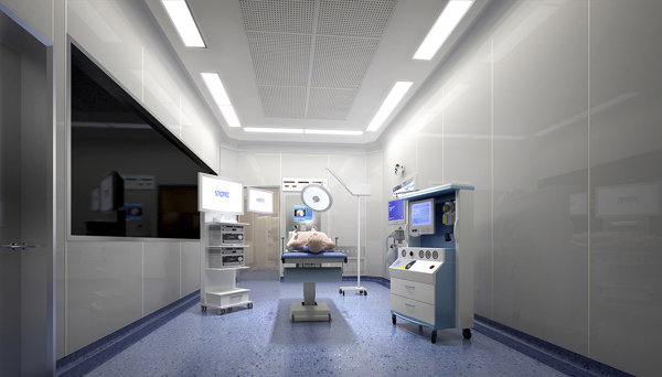 高端医院B超室仪器装修实景图
