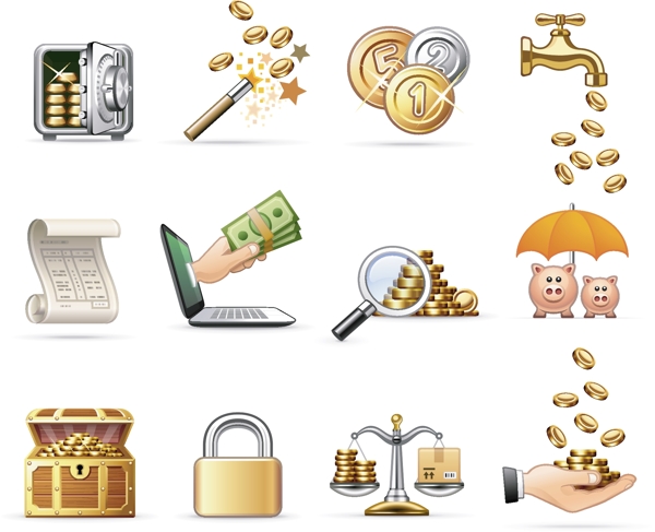 金融投資按鈕