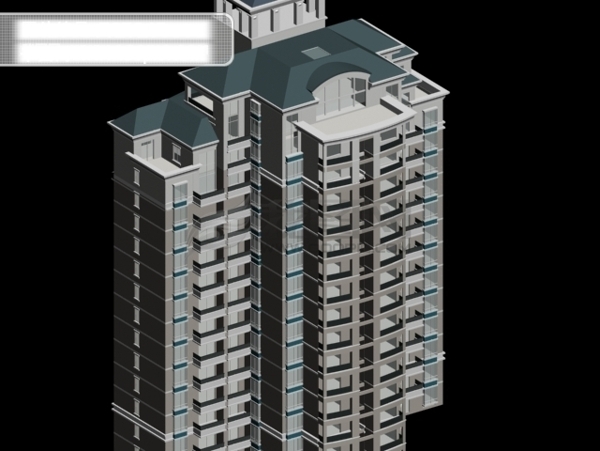 3d高层公寓