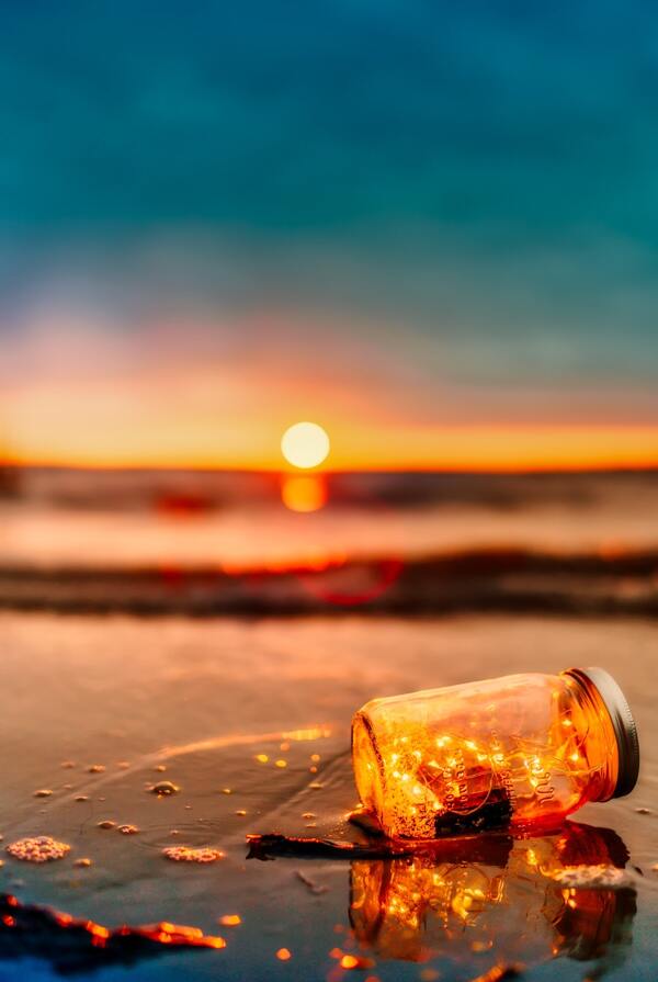 海边星星玻璃瓶