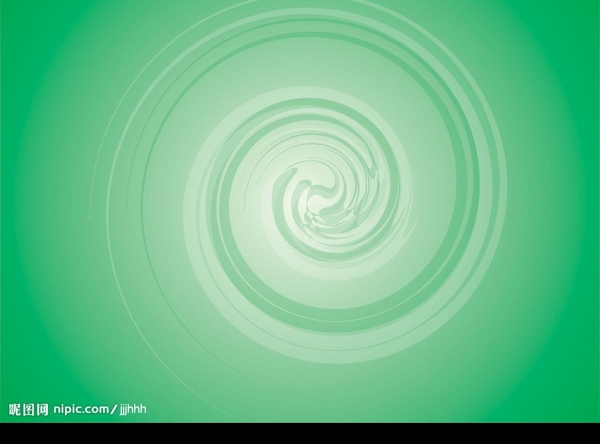 绿色漩涡图片