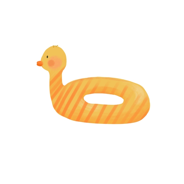 黄色小鸭游泳圈救生圈