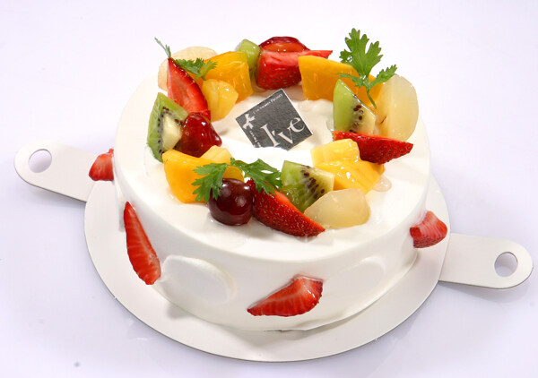 水果奶油蛋糕图片