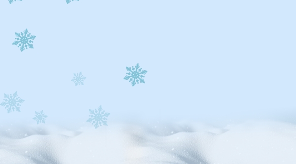 清新风冬雪小雪背景设计