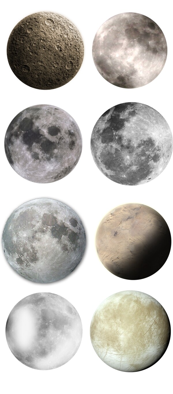 高清自然psd素材月亮免抠png图片元素