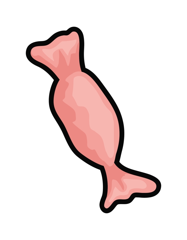 粉红太妃糖的形状