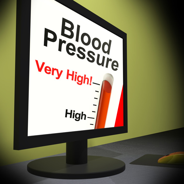 血压监测显示出非常高的水平或不健康的