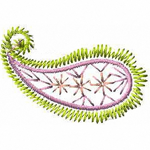 绣花佩斯利涡旋纹家纺免费素材