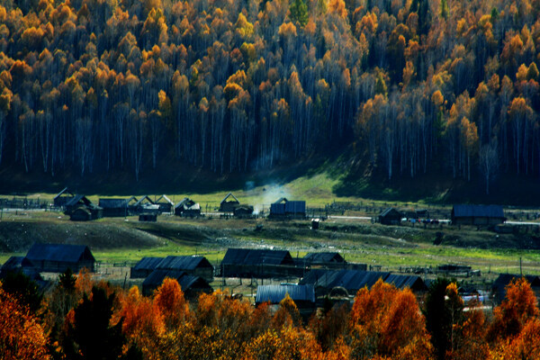 新疆哈纳斯禾木图片