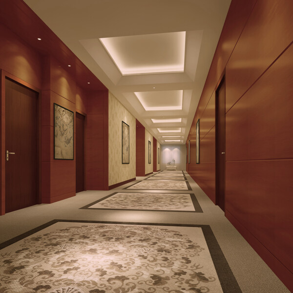 走廊设计效果图图片