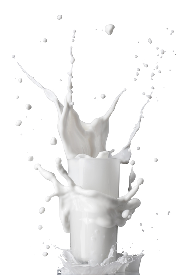 牛奶广告设计图片