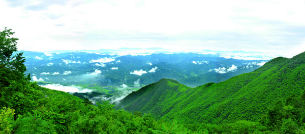 大围山全景图片