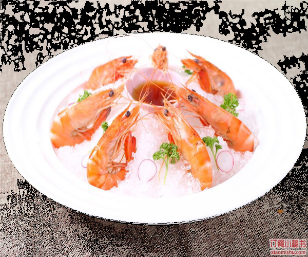 精致虾肉日式料理美食产品实物