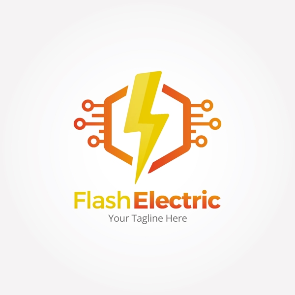 电力科技logo标识