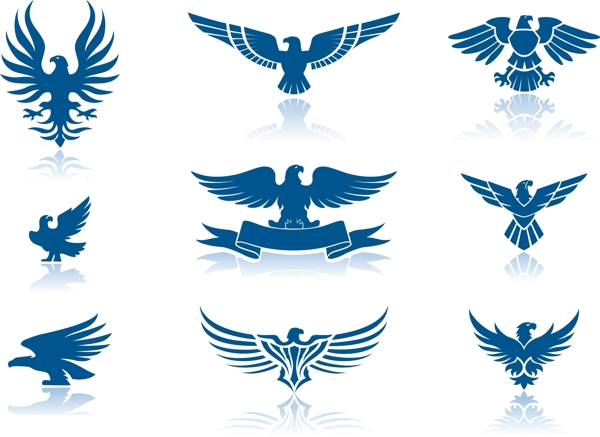 老鹰logo图标图片