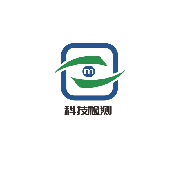 科技检测logo设计