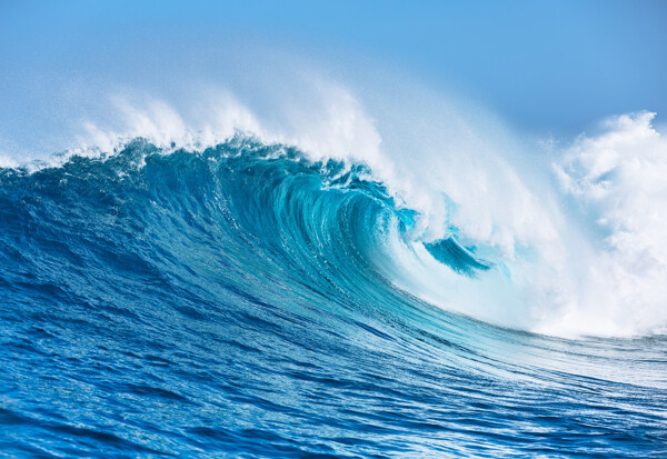 海面巨浪摄影