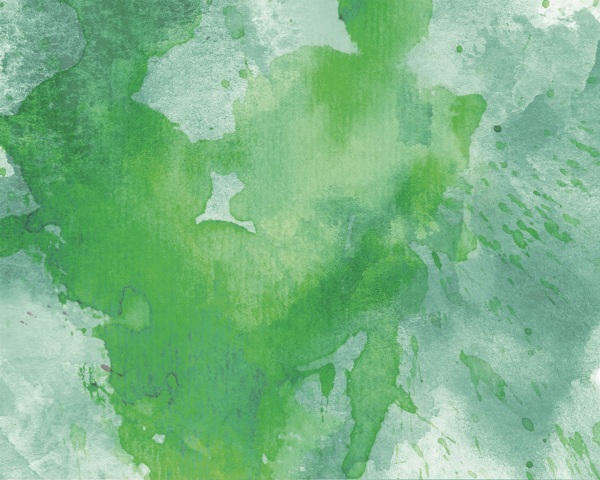 绿色清新水彩背景素材