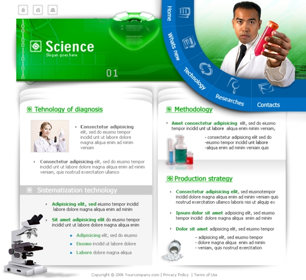 科学研究网页设计