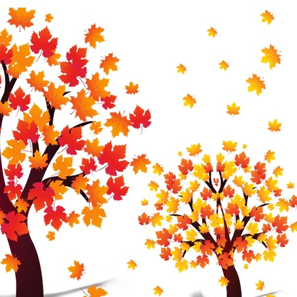 简单卡通手绘秋季元素设计