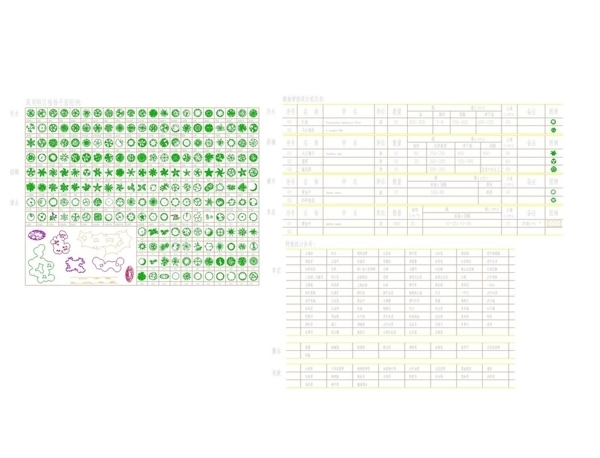 深圳植物设计CAD图例集图片