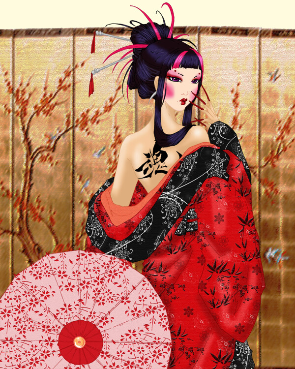 现代的Geisha