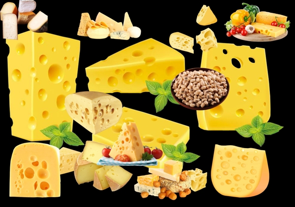 各种奶酪超高清分层素材