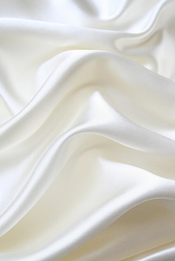 丝绸绸缎高端牛奶白柔软背景素材