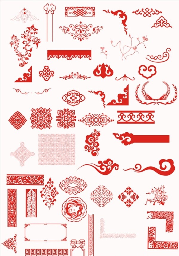 中国传统古典花纹