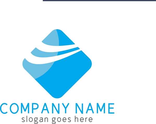 大气菱形图形地产logo