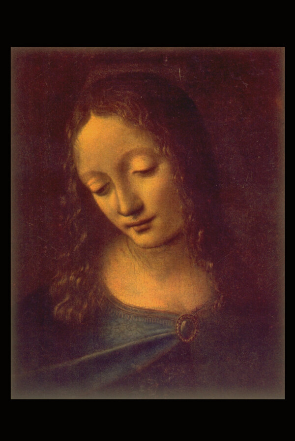 圣母肖像画图片