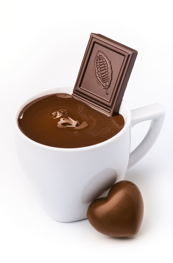 一杯巧克力图片