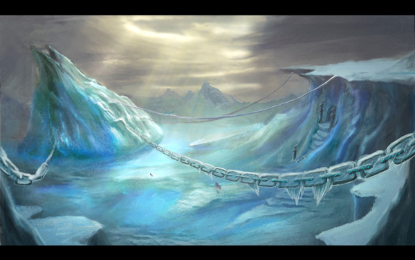 冰山平原游戏素材图片