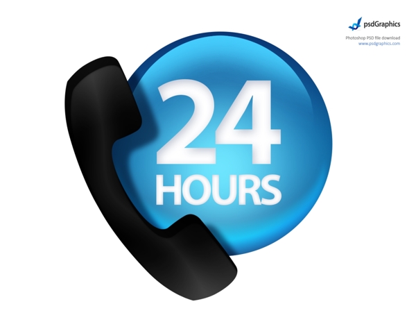 24小时客户服务图标