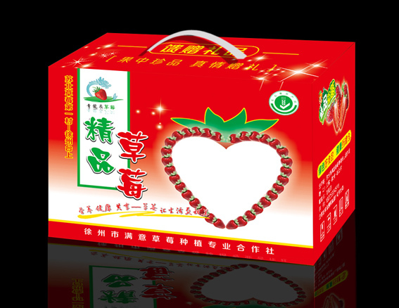青龙泉草莓包装盒