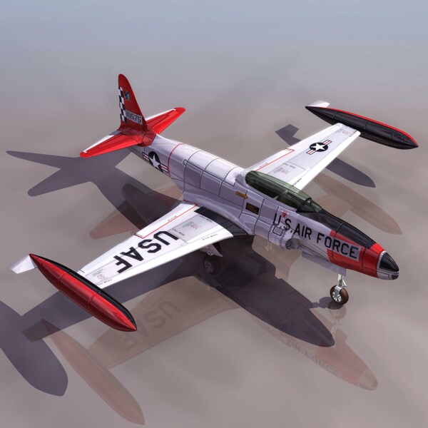 USjettrainer1950T33美国喷气教练机