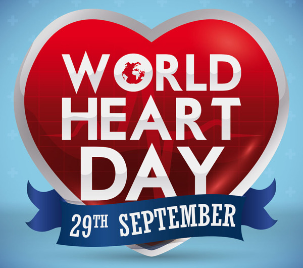 世界心脏日心形宣传海报图片