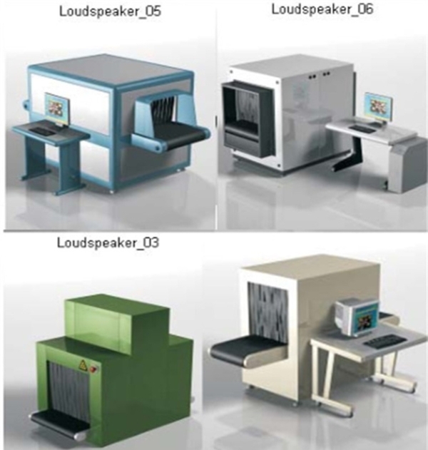 安检设备3D模型