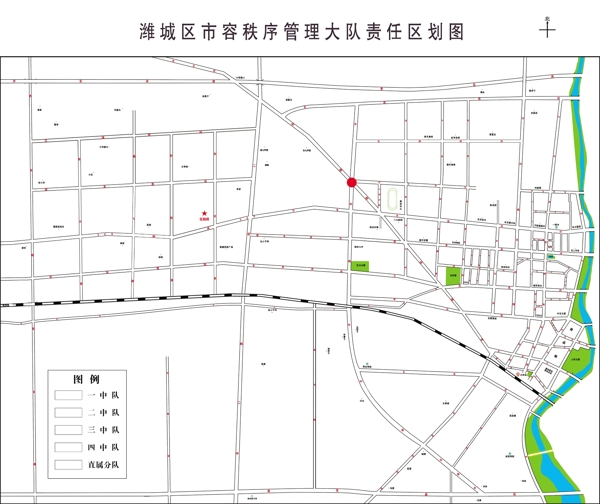 潍坊市潍城区市容秩序管理大队责任区划图图片