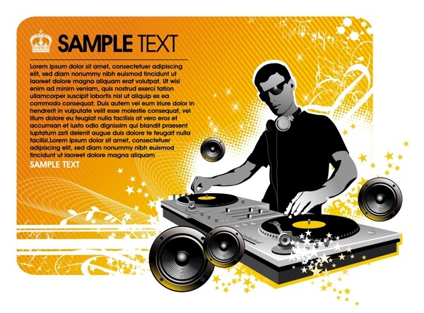 2酷DJ特征向量的材料